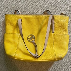 Yellow Michael Kors Bag